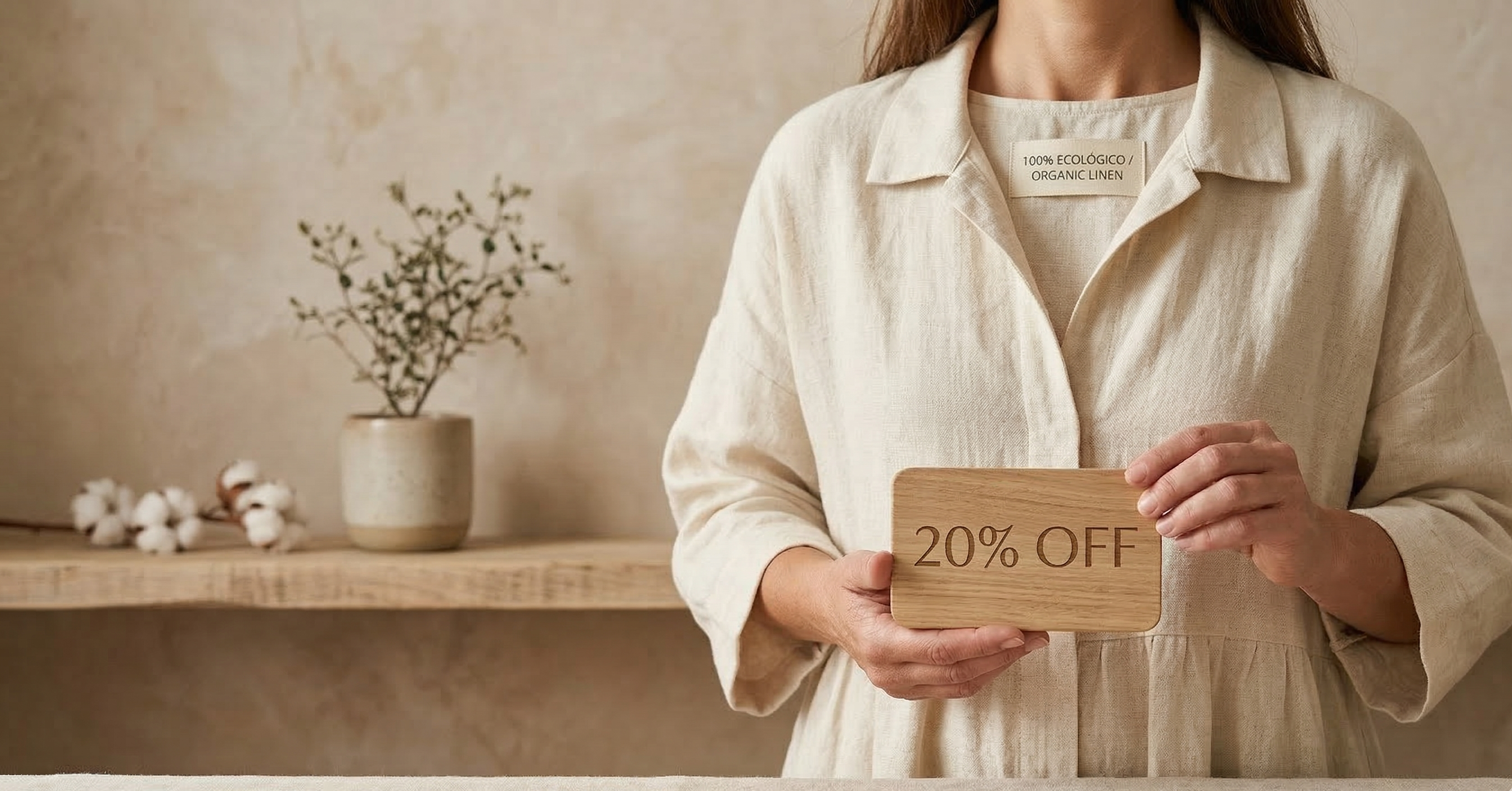 Desconto Roupas Sustentáveis